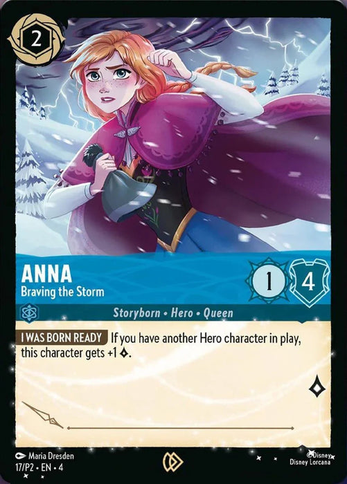 Anna - Braving the Storm (17/P2) [Promo Cards] - for just $42.65! 