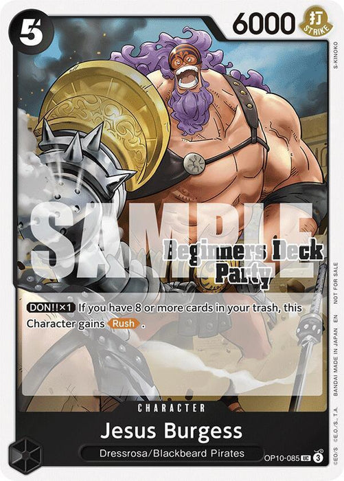 Jesus Burgess (ST-23 - ST-28 Beginners Deck Party) [Participation] [One Piece Promotion Cards] - for just $0.15! 