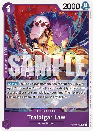 Trafalgar Law (Beginners Deck Party [ST-23] - [ST-28] Participation Pack) (OP09-069) - One Piece Promotion Cards - for just $0.68! 