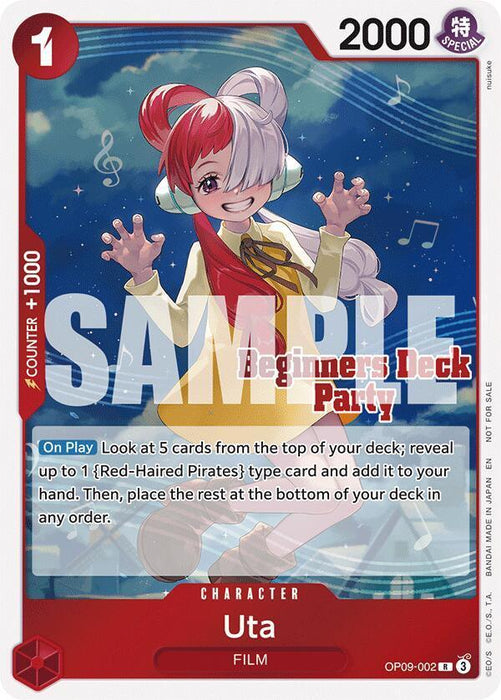 Uta (ST-23 - ST-28 Beginners Deck Party) [Participation] [One Piece Promotion Cards] - for just $0.50! 