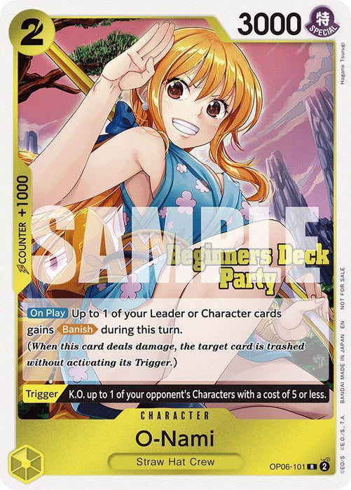 O-Nami (ST-23 - ST-28 Beginners Deck Party) [Participation] [One Piece Promotion Cards] - for just $2.10! 