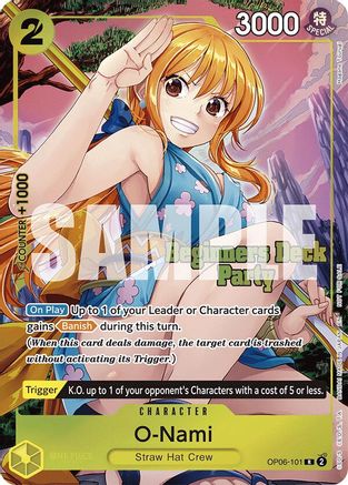 O-Nami (Beginners Deck Party [ST-23] - [ST-28] Winner Pack) (OP06-101) - One Piece Promotion Cards Foil - for just $113.67! 