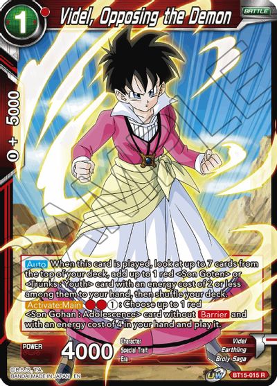 Videl, Opposing the Demon (BT15-015) [Saiyan Showdown] - for just $0.10! 