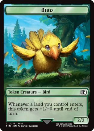 Bird (0016) // Wizard (0014) Double-Sided Token (FIN-16 // 14) - FINAL FANTASY Foil - for just $0.21! 