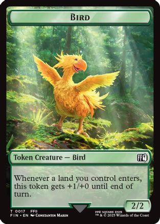 Bird (0017) // Wizard (0015) Double-Sided Token (FIN-17 // 15) - FINAL FANTASY Foil - for just $0.16! 