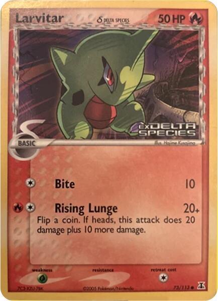 Larvitar (73/113) (Delta Species Stamp) [Miscellaneous Cards] - for just $23.10! 