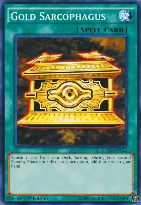 Gold Sarcophagus [LDK2-ENY22] Common - for just $0.10! 
