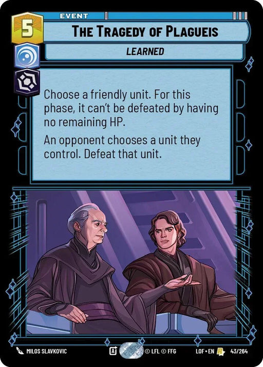 The Tragedy of Plagueis (43/264) (43/264) [Legends of the Force] - for just $0.10! 