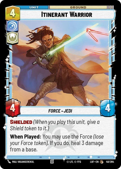 Itinerant Warrior (48/264) (48/264) [Legends of the Force] - for just $0.10! 