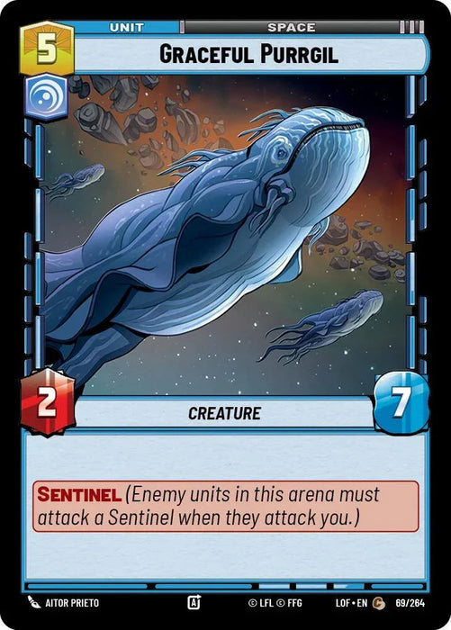 Graceful Purrgil (69/264) (69/264) [Legends of the Force] - for just $0.10! 