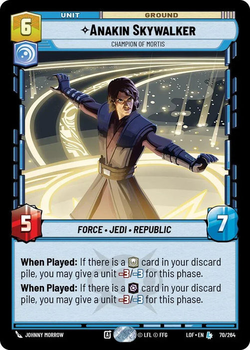Anakin Skywalker - Champion of Mortis (70/264) (70/264) [Legends of the Force] - for just $10.15! 