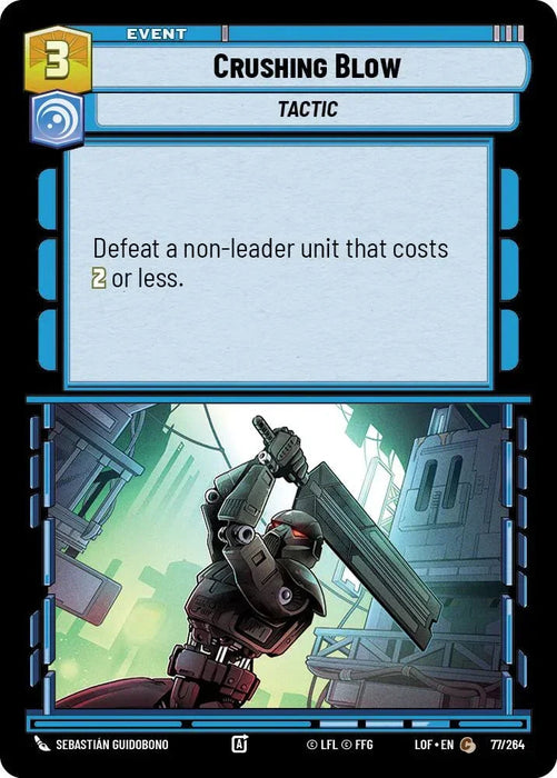 Crushing Blow (77/264) (77/264) [Legends of the Force] - for just $0.10! 