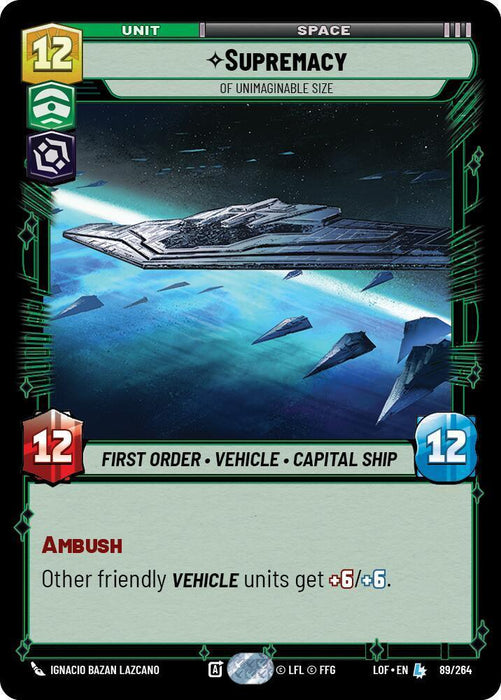Supremacy - Of Unimaginable Size (89/264) (89/264) [Legends of the Force] - for just $0.30! 