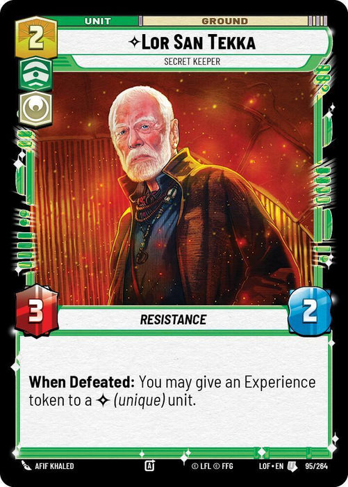 Lor San Tekka - Secret Keeper (95/264) (95/264) [Legends of the Force] - for just $0.10! 