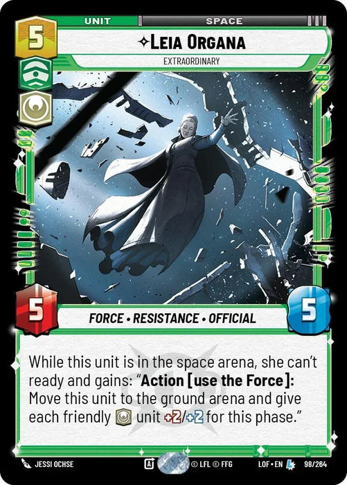 Leia Organa - Extraordinary (98/264) (98/264) [Legends of the Force] - for just $0.25! 
