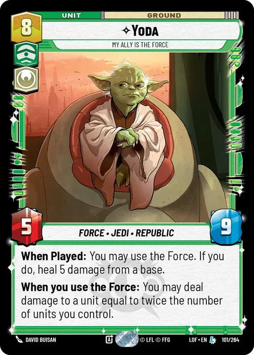Yoda - My Ally is the Force (101/264) (101/264) [Legends of the Force] - for just $2.30! 