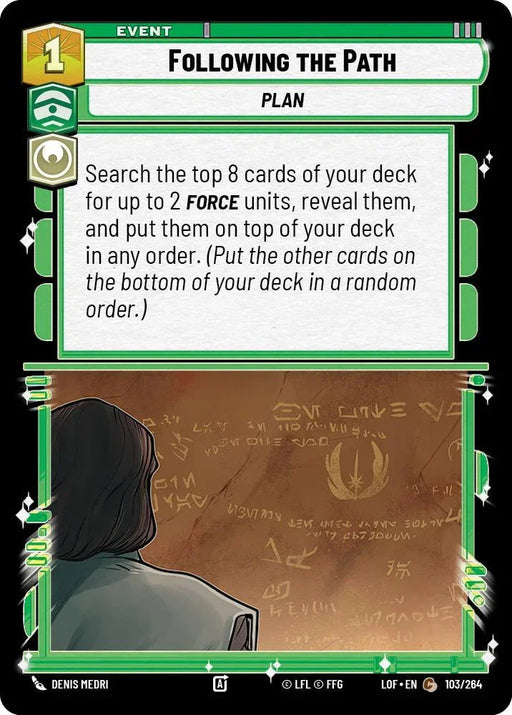 Following the Path (103/264) (103/264) [Legends of the Force] - for just $0.10! 