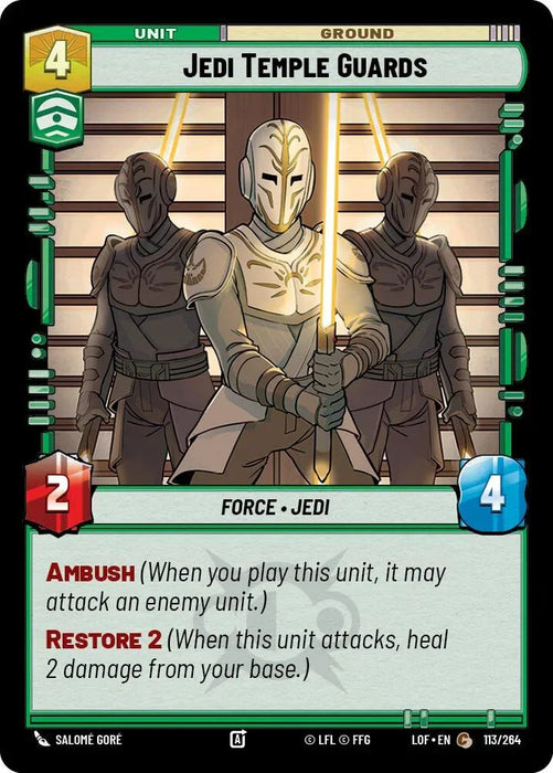 Jedi Temple Guards (113/264) (113/264) [Legends of the Force] - for just $0.10! 