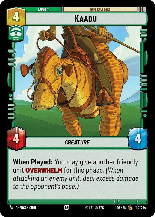Kaadu (114/264) (114/264) [Legends of the Force] - for just $0.10! 
