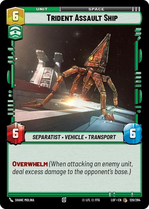 Trident Assault Ship (120/264) (120/264) [Legends of the Force] - for just $0.10! 