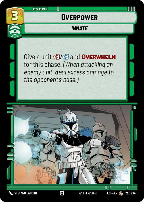 Overpower (126/264) (126/264) [Legends of the Force] - for just $0.10! 