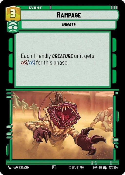 Rampage (127/264) (127/264) [Legends of the Force] - for just $0.10! 