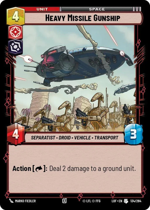 Heavy Missile Gunship (134/264) (134/264) [Legends of the Force] - for just $0.10! 
