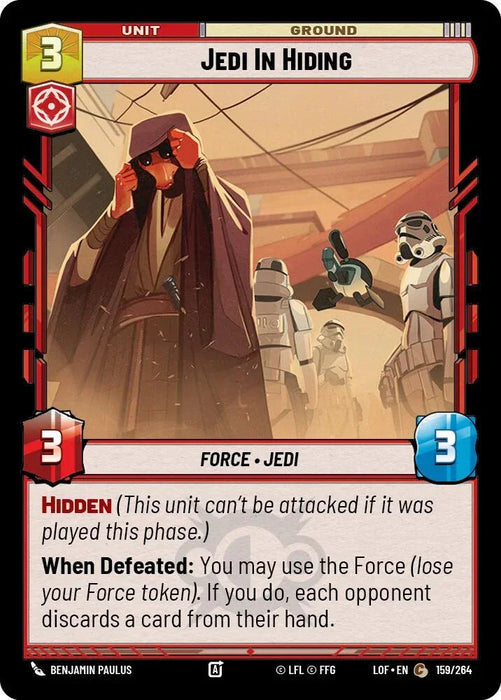 Jedi In Hiding (159/264) (159/264) [Legends of the Force] - for just $0.10! 