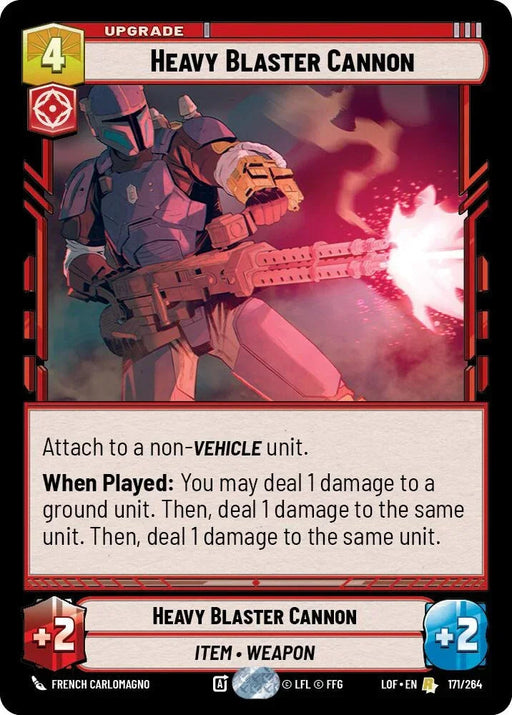 Heavy Blaster Cannon (171/264) (171/264) [Legends of the Force] - for just $0.10! 