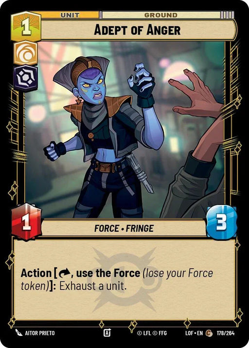 Adept of Anger (178/264) (178/264) [Legends of the Force] - for just $0.10! 