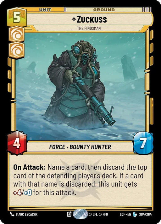 Zuckuss - The Findsman (204/264) (204/264) [Legends of the Force] - for just $0.20! 