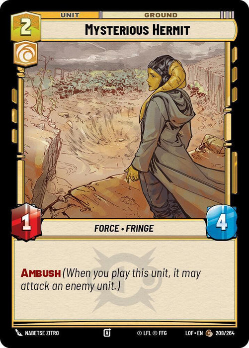 Mysterious Hermit (208/264) (208/264) [Legends of the Force] - for just $0.10! 