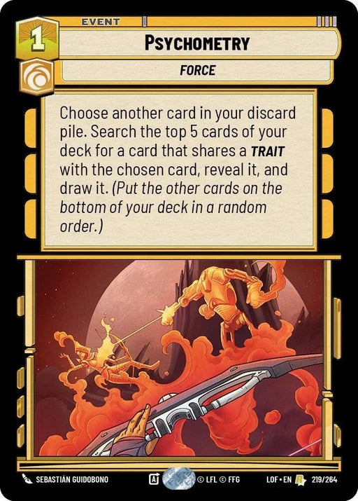 Psychometry (219/264) (219/264) [Legends of the Force] - for just $0.10! 