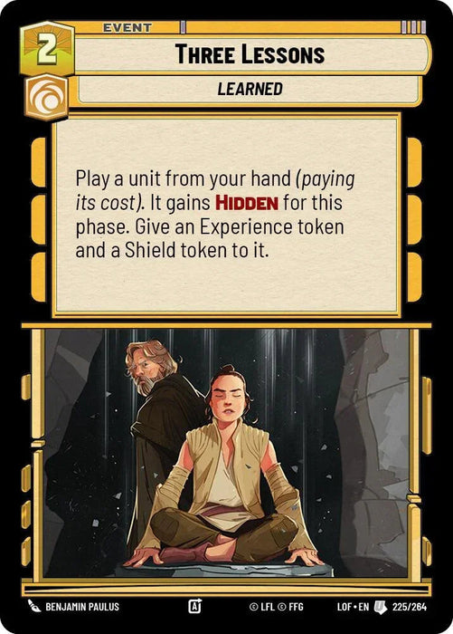Three Lessons (225/264) (225/264) [Legends of the Force] - for just $0.10! 