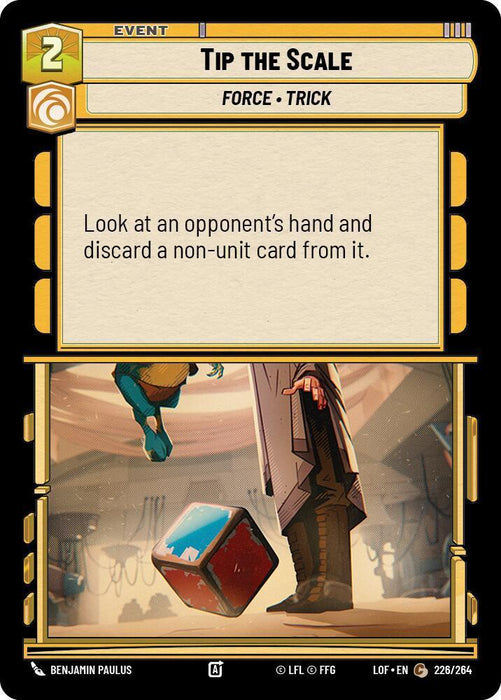 Tip the Scale (226/264) (226/264) [Legends of the Force] - for just $0.10! 
