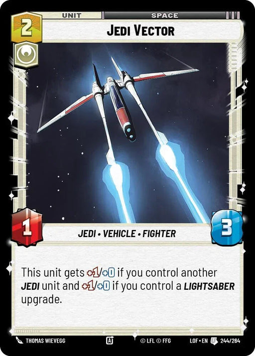 Jedi Vector (244/264) (244/264) [Legends of the Force] - for just $0.10! 