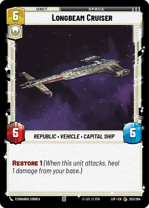 Longbeam Cruiser (253/264) (253/264) [Legends of the Force] - for just $0.10! 