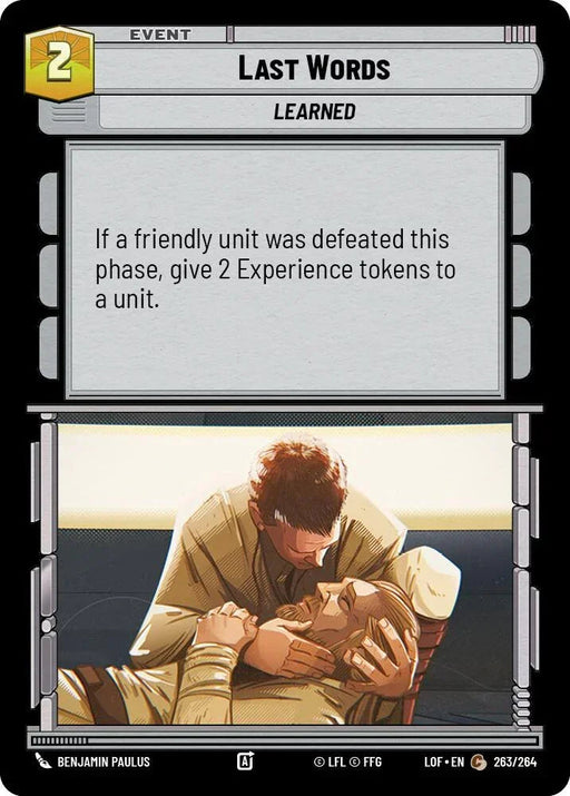 Last Words (263/264) (263/264) [Legends of the Force] - for just $0.10! 