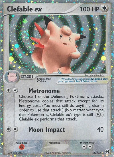 Clefable ex (106/112) [EX: FireRed & LeafGreen] - for just $35.75! 