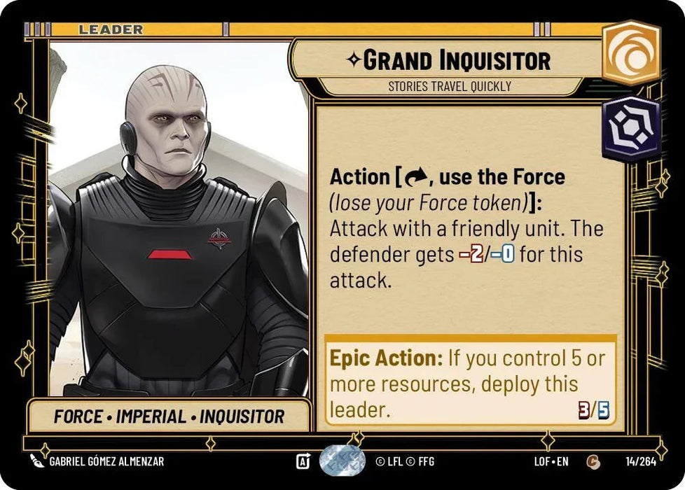 Grand Inquisitor - Stories Travel Quickly (014/264) (014/264) [Legends of the Force] - for just $0.10! 