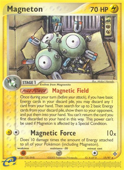 Magneton (17/97) [EX: Dragon] - Just $0.40! Shop now at Retro Gaming of Denver