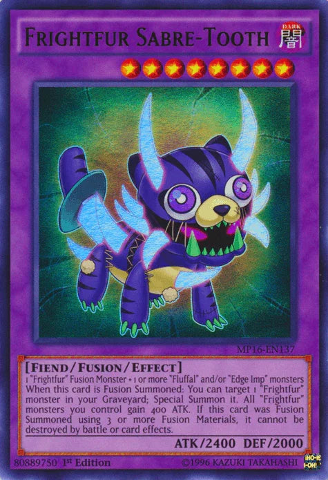 Frightfur Sabre-Tooth [MP16-EN137] Ultra Rare - for just $0.25! 