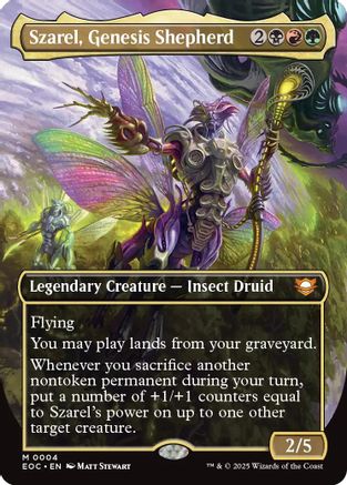 Szarel, Genesis Shepherd (Borderless) (EOC-004) - Commander: Edge of Eternities Foil - for just $0.12! 
