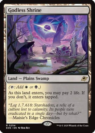 Godless Shrine (EOE-254) - Edge of Eternities Foil - for just $3.13! 