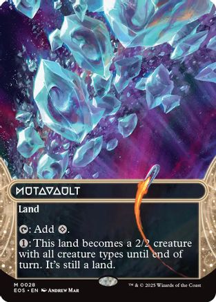 Mutavault (0028) (Borderless) (EOS-028) - Edge of Eternities: Stellar Sights Foil - for just $2.07! 