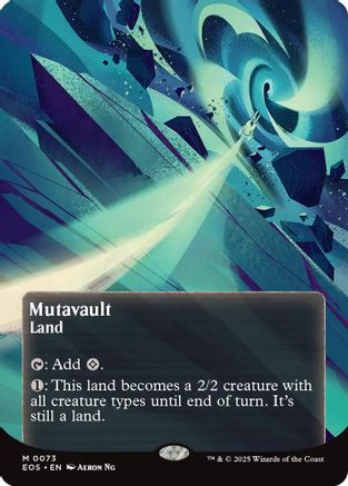 Mutavault (0073) (Borderless) (EOS-073) - Edge of Eternities: Stellar Sights Foil - for just $4.18! 