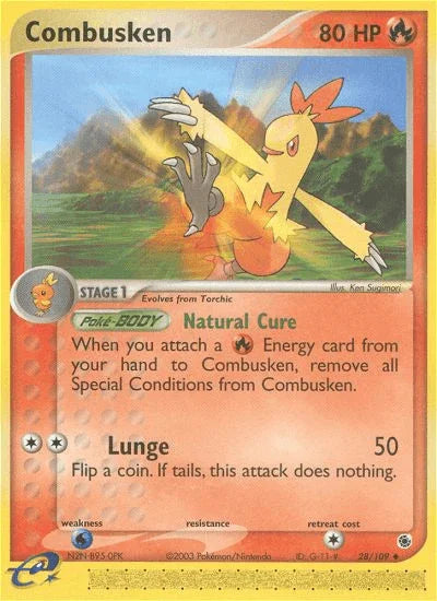 Combusken (28/109) [EX: Ruby & Sapphire] - for just $1.10! 