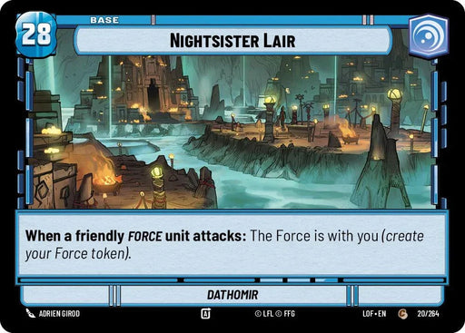 Nightsister Lair // Shield (020/264 // T02/T03) (020/264 // T02/T03) [Legends of the Force] - for just $0.10! 