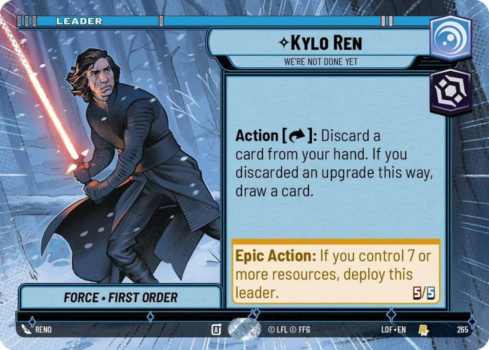 Kylo Ren (265) - We're Not Done Yet (Hyperspace) (265) [Legends of the Force] - for just $0.15! 