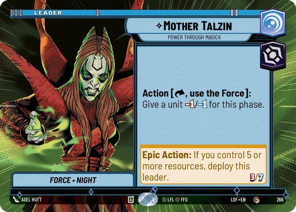 Mother Talzin (266) - Power Through Magick (Hyperspace) (266) [Legends of the Force] - for just $0.10! 